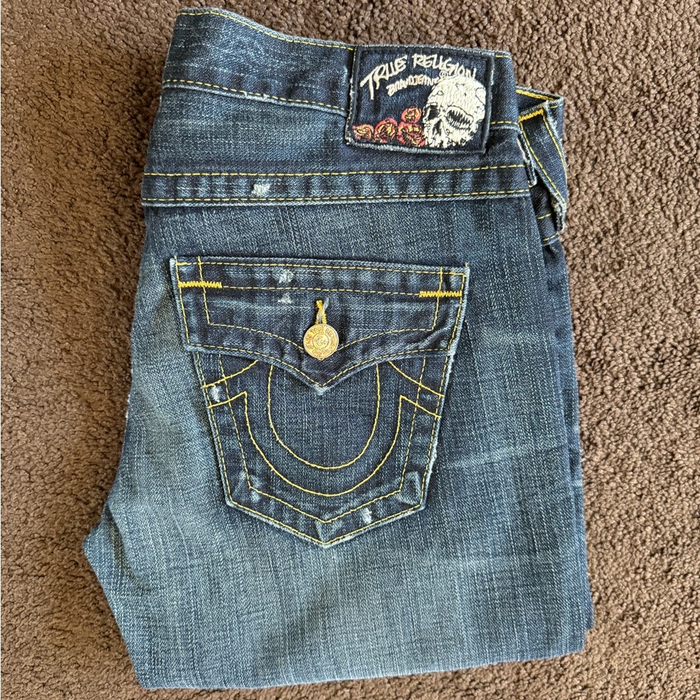 True Religion Distressed Skinny Jeans
